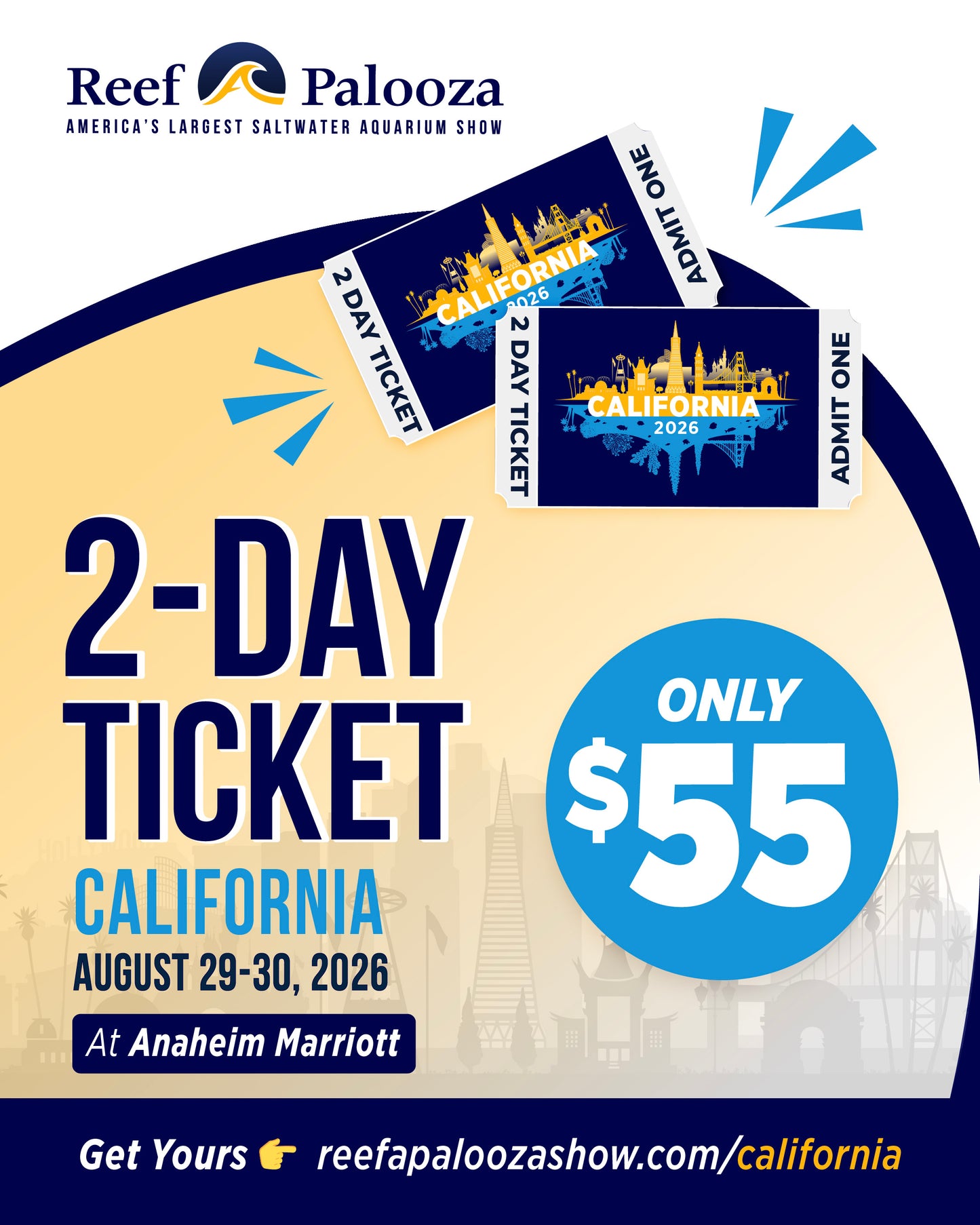 Reefapalooza California 2026 Admission