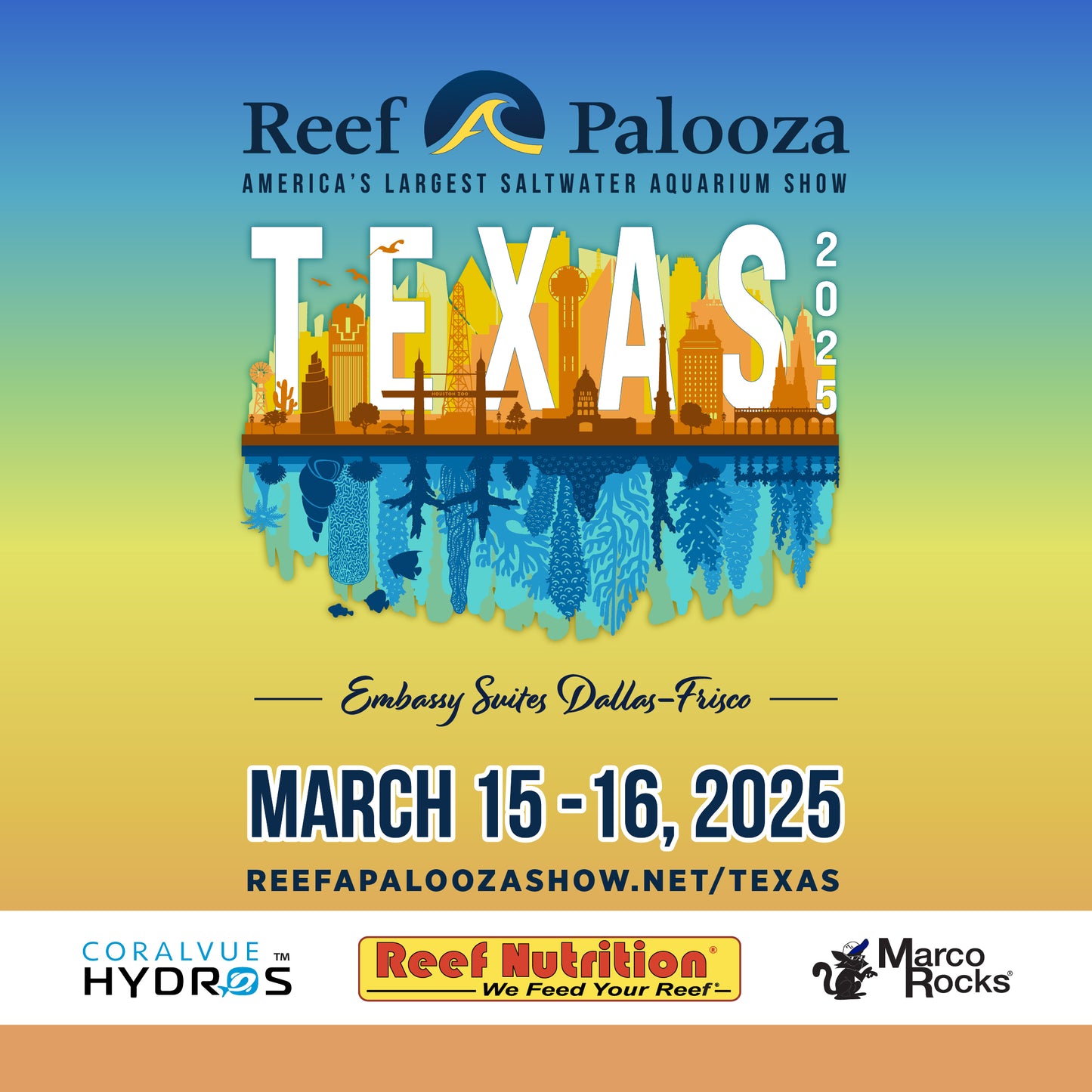 Reefapalooza Texas Corner Exhibitor Booth