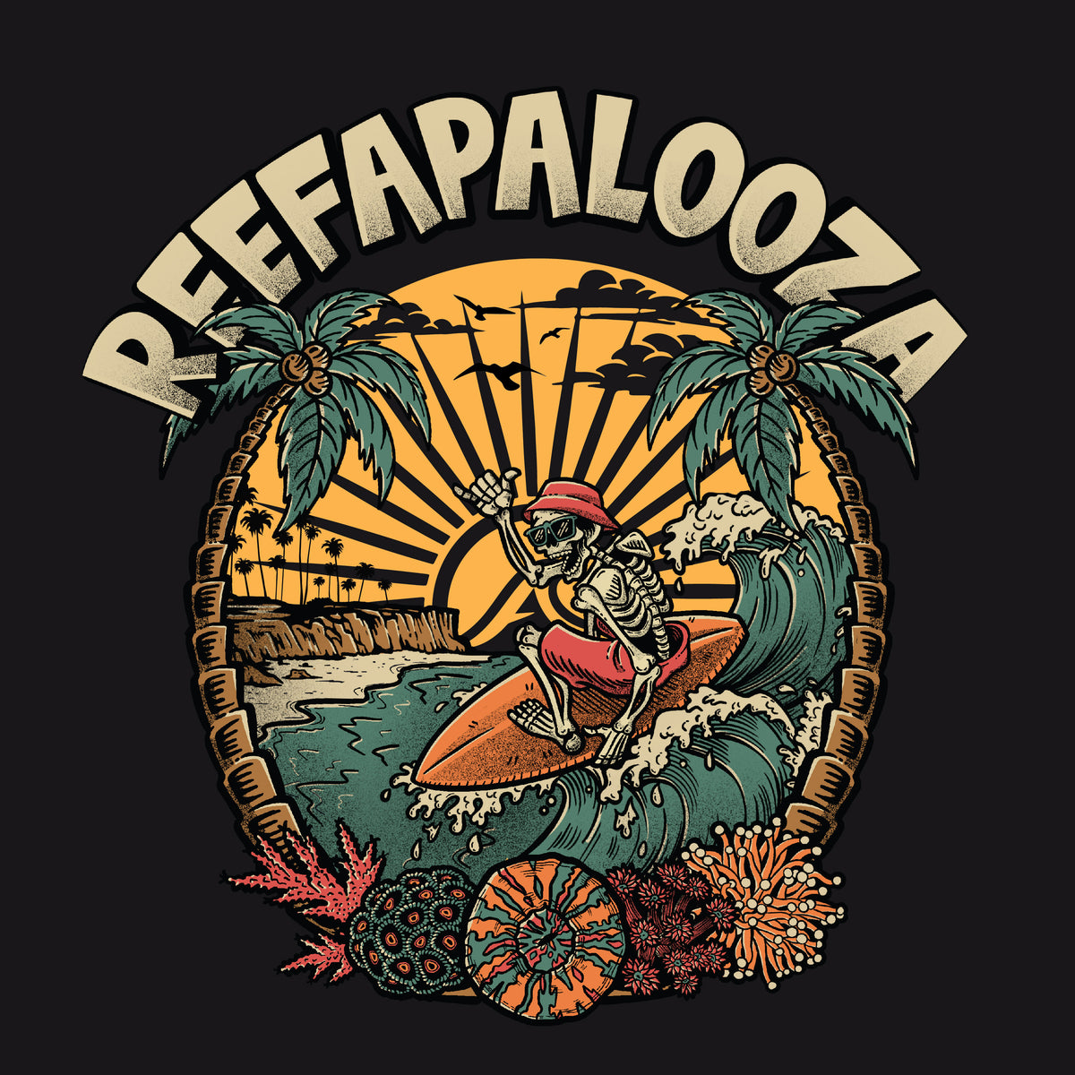 Riff Raff Rapper Shirt RAP Surfer T-Shirt – Reefapalooza