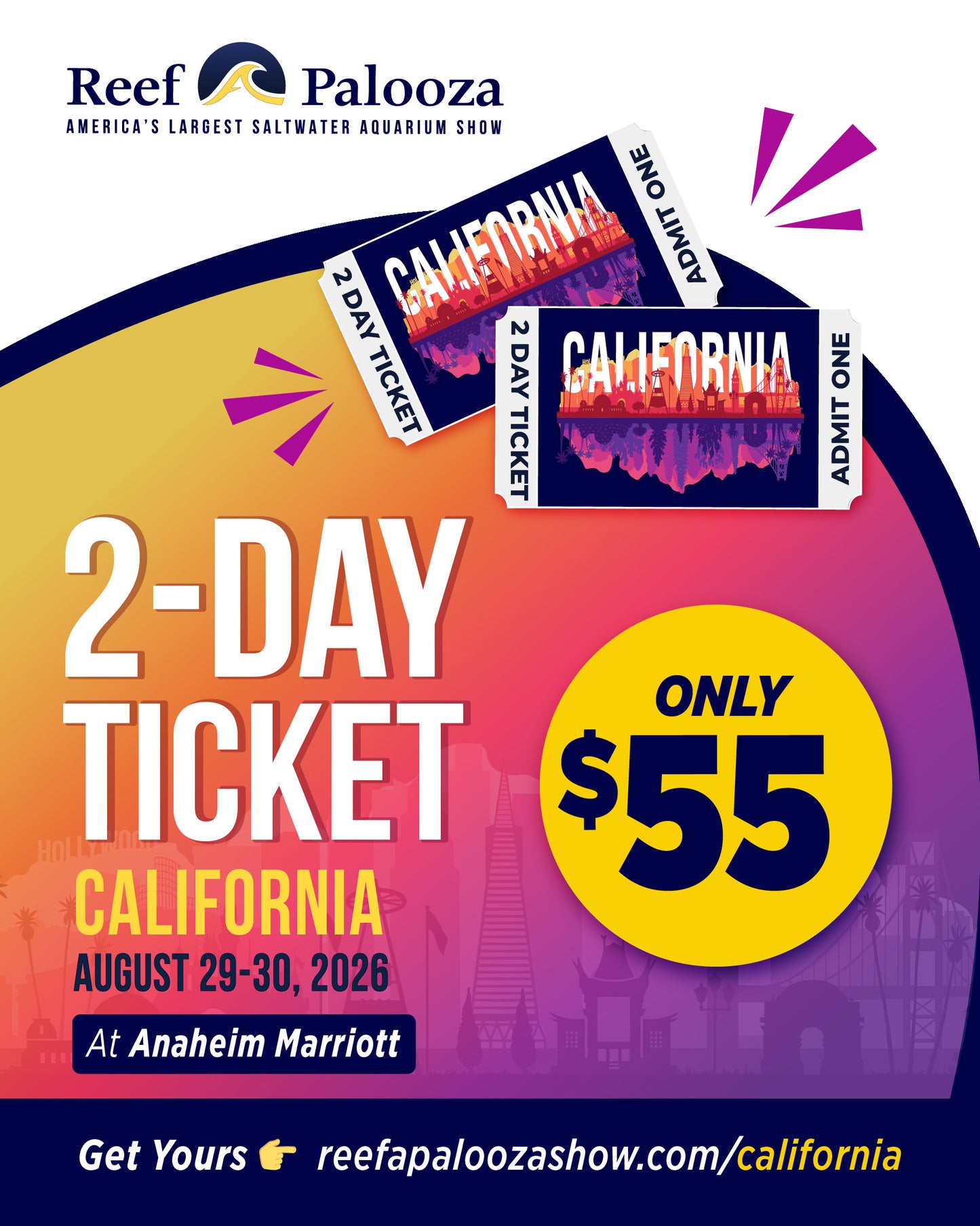 Reefapalooza California 2026 Admission