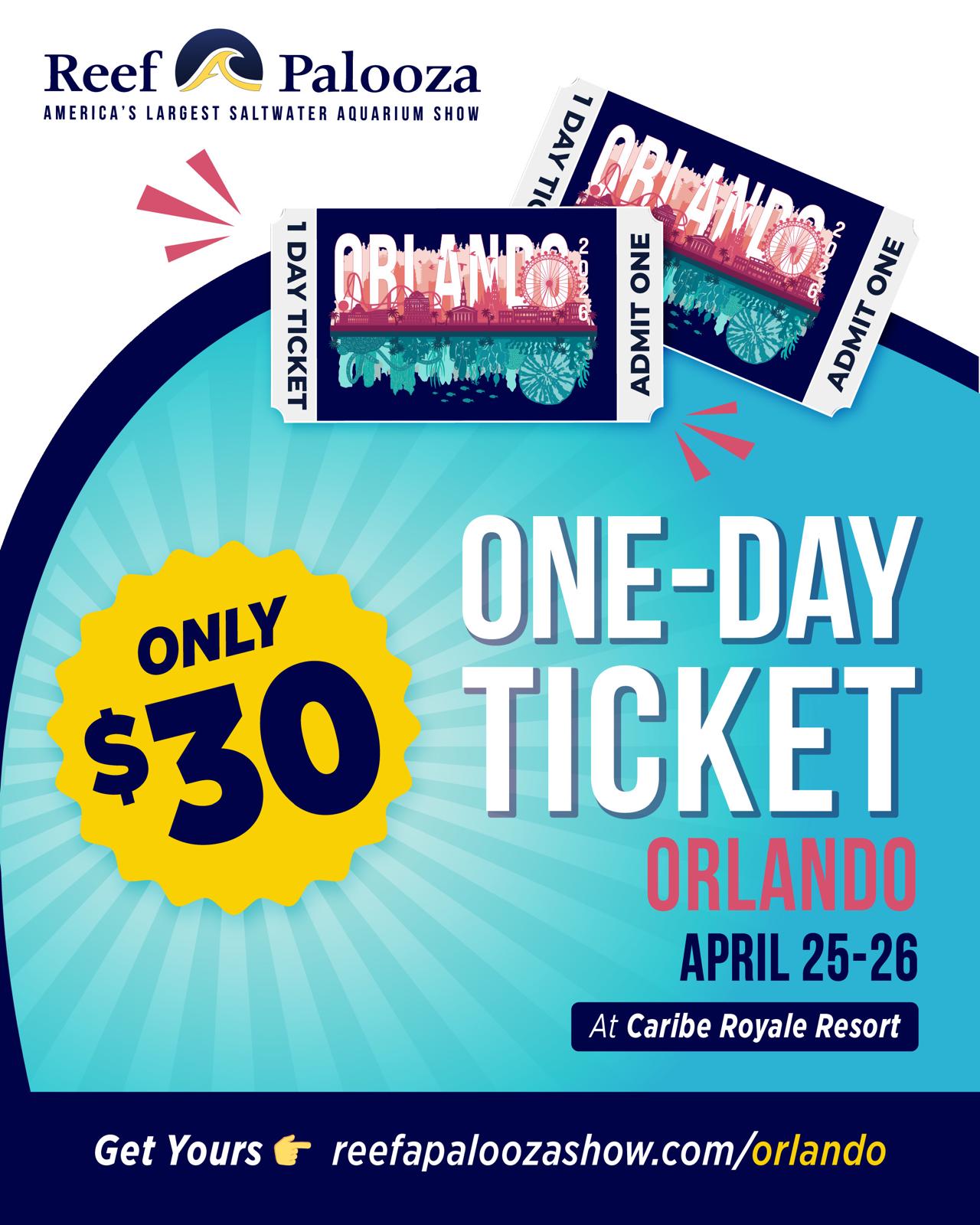 Reefapalooza Orlando 2026 Admission