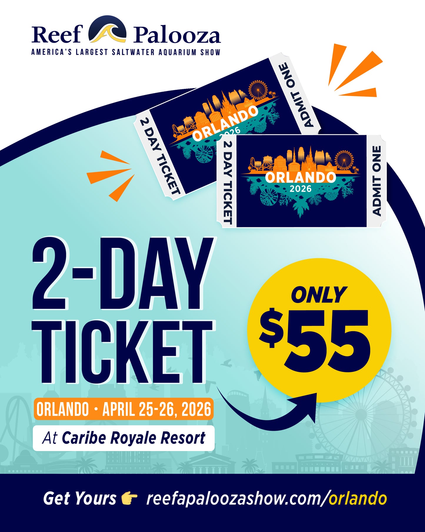 Reefapalooza Orlando 2026 Admission