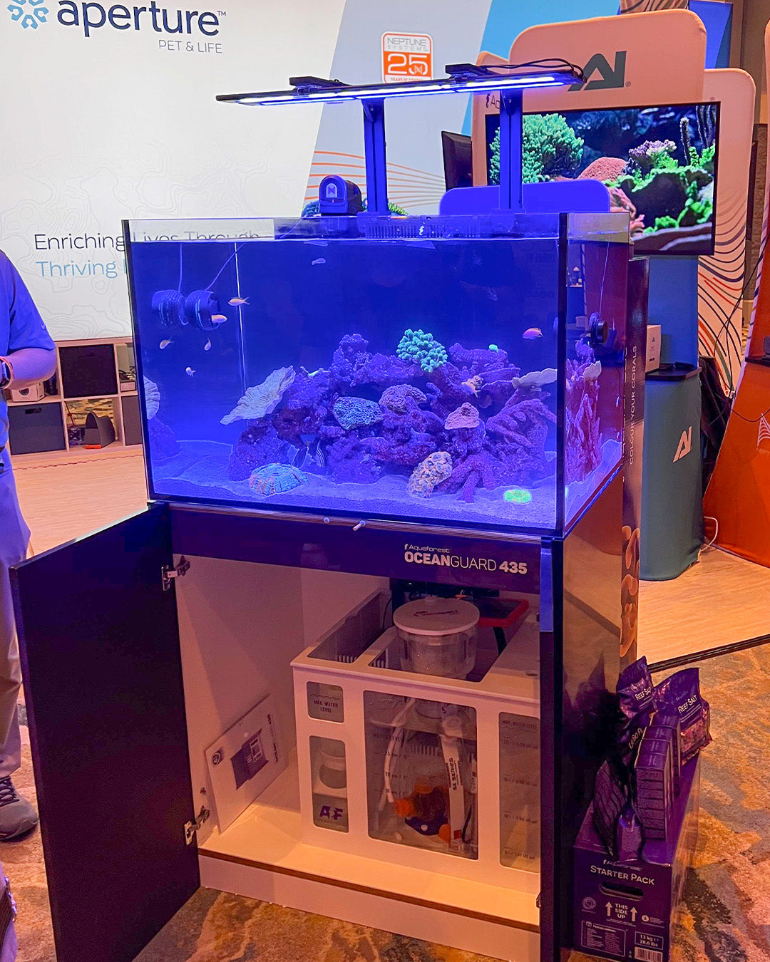 Saltwater Aquarium displays and equipment, Reefapalooza Texas