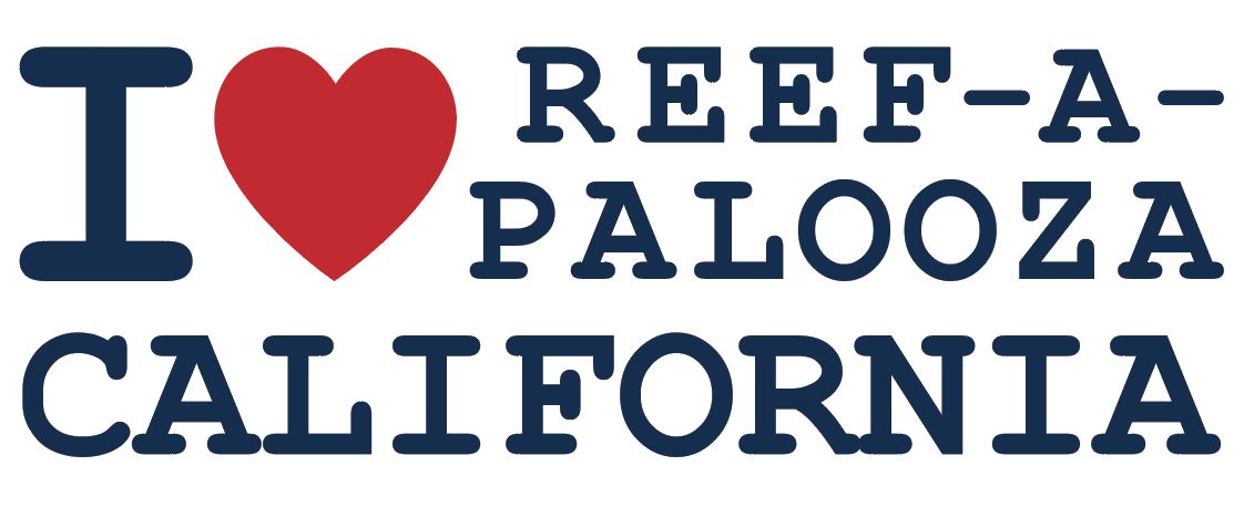 Reefapalooza california sticker